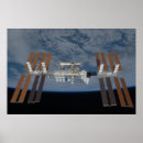 Suche nach raumstationen poster Astronauten