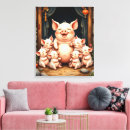Suche nach schweine leinwandbilder Wandkunst