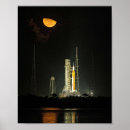 Suche nach rakete poster Mondmission