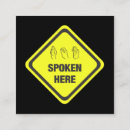 Suche nach gebärdensprache visitenkarten Interpret