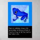 Suche nach blauer frosch poster Tier
