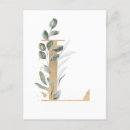 Suche nach buchstabe l postkarten Monogramm