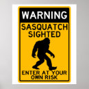 Suche nach großer fuß poster Sasquatch