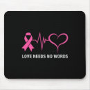 Suche nach rosa brustkrebs schleife mousepads Kriegerin