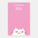 Suche nach niedliche katze post it Mädchen