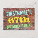 Suche nach 67 geburtstag einladungen Für alle