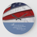 Suche nach american flag wanduhren Blue
