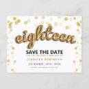 Suche nach 18 geburtstag save the date Modern