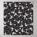 Suche nach weiße blume auf schwarzem hintergrund poster Jede person