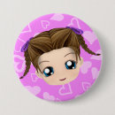 Suche nach manga mädchen buttons Kawaii