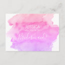 Suche nach brautjungfer einladungen Rosa