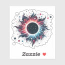 Suche nach dunkelheit aufkleber Mond