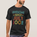 Suche nach juli geburtstag tshirts Jahr