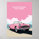 Suche nach rosa auto poster Für alle
