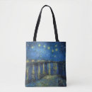 Suche nach vincent van gogh tote bags Sternennacht über der rhone