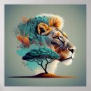 Suche nach lion head poster Afrikanisch