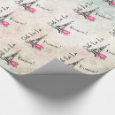 Suche nach eiffelturm geschenkpapier Bonjour