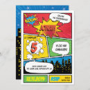 Suche nach superhelden geburtstag einladungen Comic