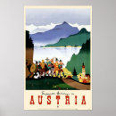 Suche nach austria travel poster Vintag