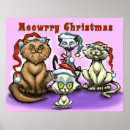 Suche nach weihnachtskatzen poster Spaß