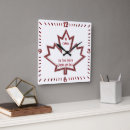 Suche nach ahornblatt wanduhren Rot