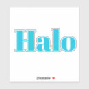 Suche nach halo aufkleber Blau