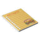 Suche nach burger notizblock Personalisiert