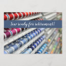 Suche nach nähen sie einladungen Ruhestand