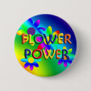 Suche nach blumen power buttons Hippie