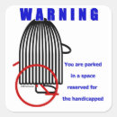 Suche nach mit behinderung aufkleber Parkplatz