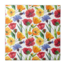 Suche nach rote mohnblumen fliesen Aquarell