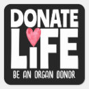 Suche nach organspende aufkleber Leben spenden