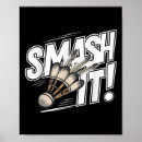 Suche nach lustiges tennis poster Badminton fan