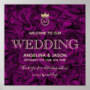 Suche nach lila hochzeits poster Monogramm