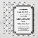 Suche nach art deco birthday einladungen Geometrisch