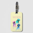 Suche nach quallen gepäckanhänger Strand