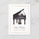 Suche nach lektionen visitenkarten Pianist