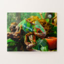 Suche nach reptilen puzzle Chameleon