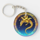 Suche nach goldener drache schlüsselanhänger Für ihn