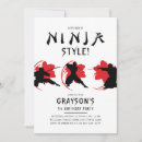 Suche nach ninja party einladungen Modern