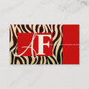 Suche nach zebra druck visitenkarten Jede person