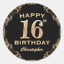 Suche nach 16 jahre alt aufkleber Glücklicher geburtstag