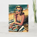 Suche nach retro frau mit geburtstags karten Comic