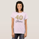 Suche nach 40 geburtstags party tshirts Moderne typografie
