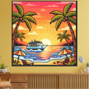 Suche nach paradies leinwandbilder Reise