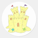 Suche nach sand und muscheln aufkleber Ozean