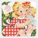 Suche nach vintage puppe aufkleber Weihnachten