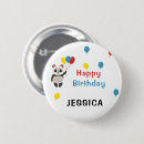 Suche nach schwarz weißer panda buttons Geburtstag