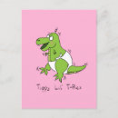 Suche nach dinosaurier cartoon postkarten Tyrannosaurus
