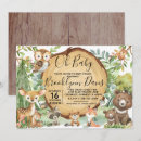 Suche nach woodland animals einladungen Waldbaby dusche